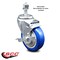 Service Caster 4 Inch Blue Polyurethane Wheel Swivel 1/2 Inch Threaded Stem Caster with Brake SCC-TS20S414-PPUB-BLUE-TLB-121315 - alternate 4